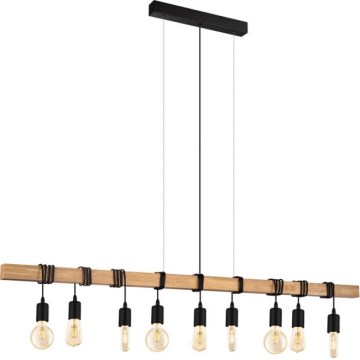 Eglo 182429 - TOWNSHEND Cable-Suspended Chandelier 9xE27/60W/230V