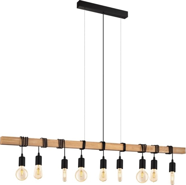 Eglo 182429 - TOWNSHEND Cable-Suspended Chandelier 9xE27/60W/230V