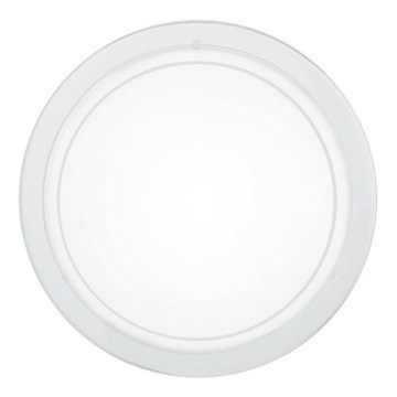 Eglo 18526 - HUBAA Ceiling Light 1x E27/60W/230V, Ø 29 cm, White
