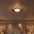 Eglo 200842 - PIASTRE LED ceiling light, 8.2 W / 230 V, Ø 39 cm, black