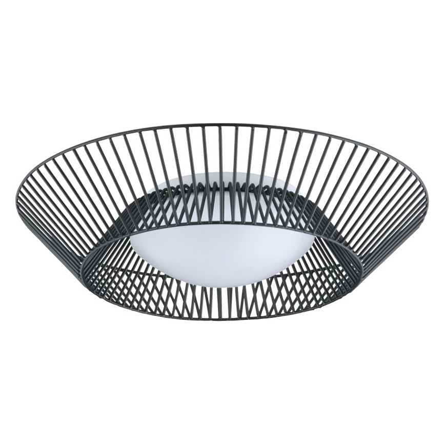 Eglo 200842 - PIASTRE LED ceiling light, 8.2 W / 230 V, Ø 39 cm, black