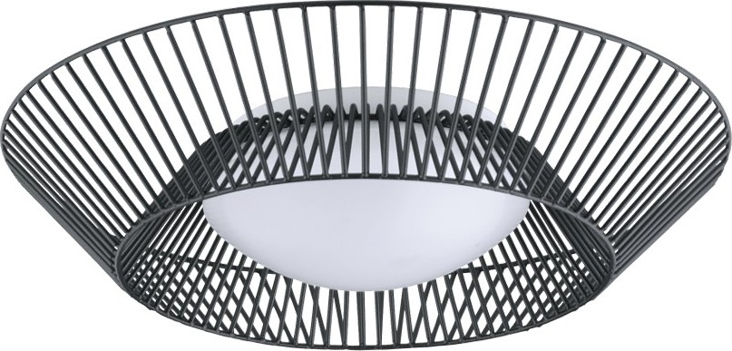 Eglo 200842 - PIASTRE LED Ceiling Light LED/8.2W/230V dia. 39 cm black