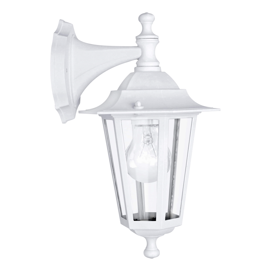 EGLO - Outdoor wall light 1xE27/60W/230V IP44 white