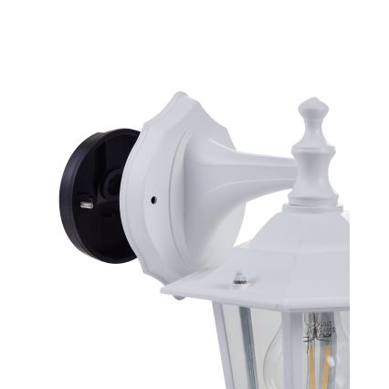 EGLO - Outdoor wall light 1xE27/60W/230V IP44 white