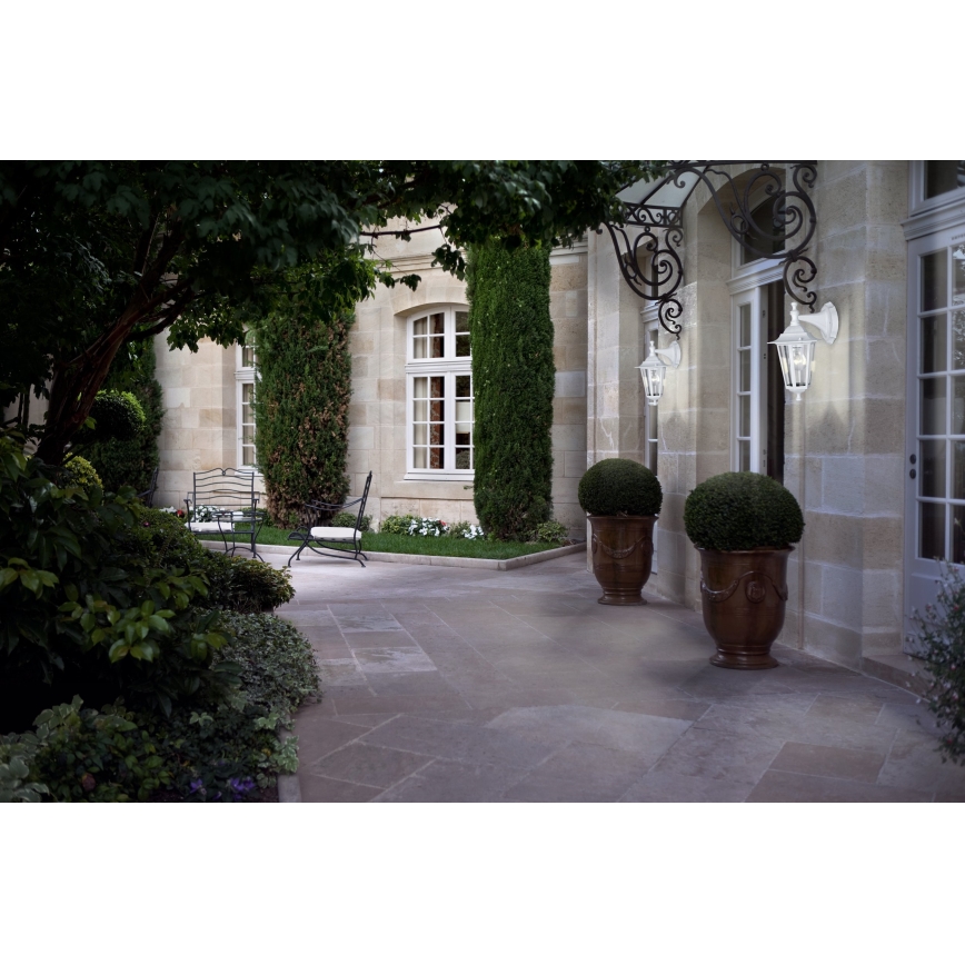 EGLO - Outdoor wall light 1xE27/60W/230V IP44 white