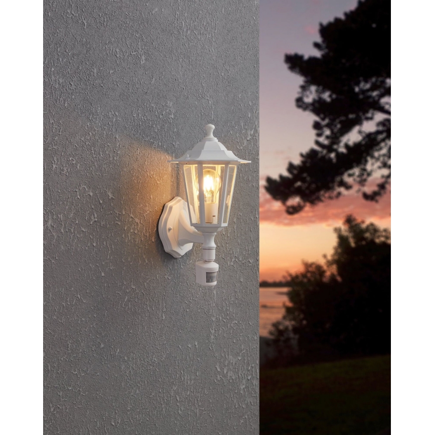 Eglo - Outdoor light with a sensor 1xE27/60W/230V