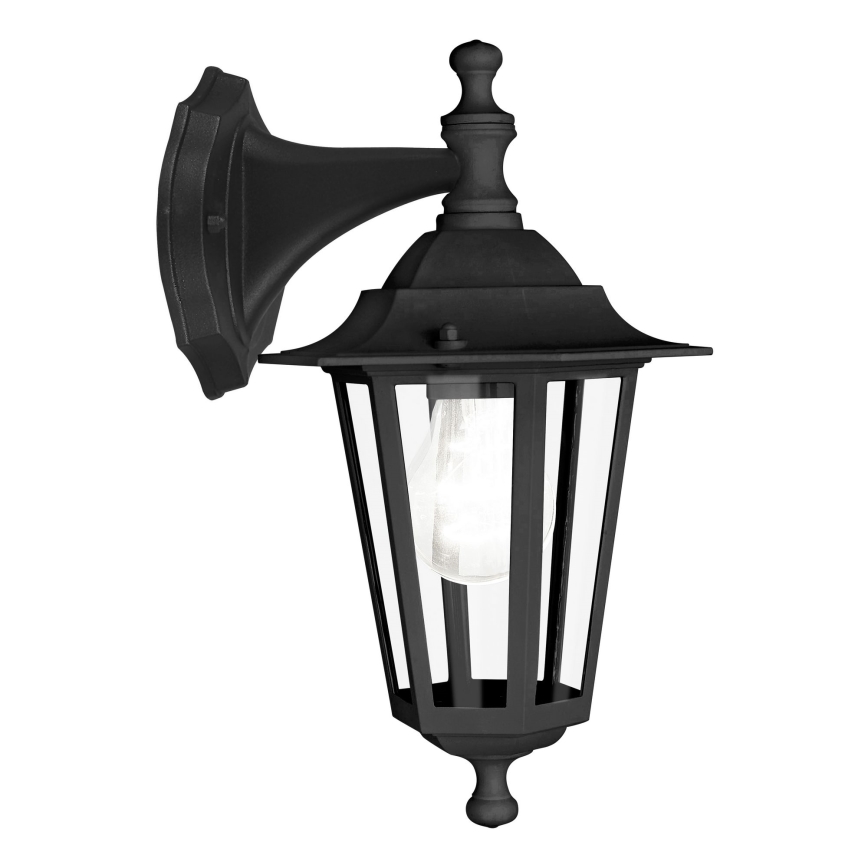 Eglo - Outdoor wall light 1xE27/60W black