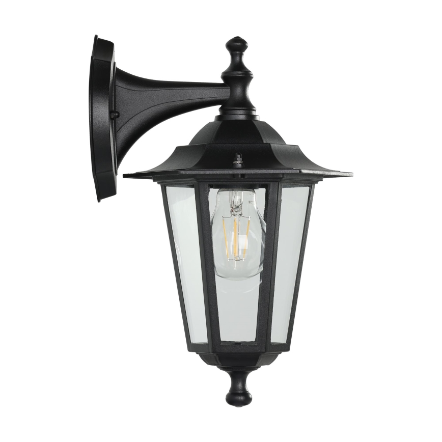 Eglo - Outdoor wall light 1xE27/60W black
