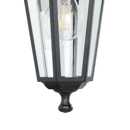 Eglo - Outdoor wall light 1xE27/60W black