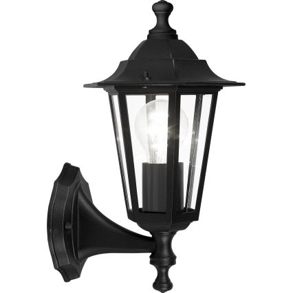Eglo - Outdoor wall light 1xE27/60W black