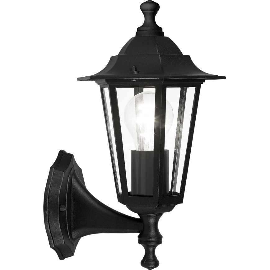 Eglo - Outdoor wall light 1xE27/60W black
