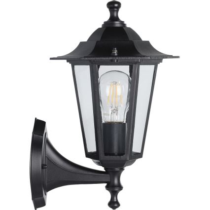 Eglo - Outdoor wall light 1xE27/60W black