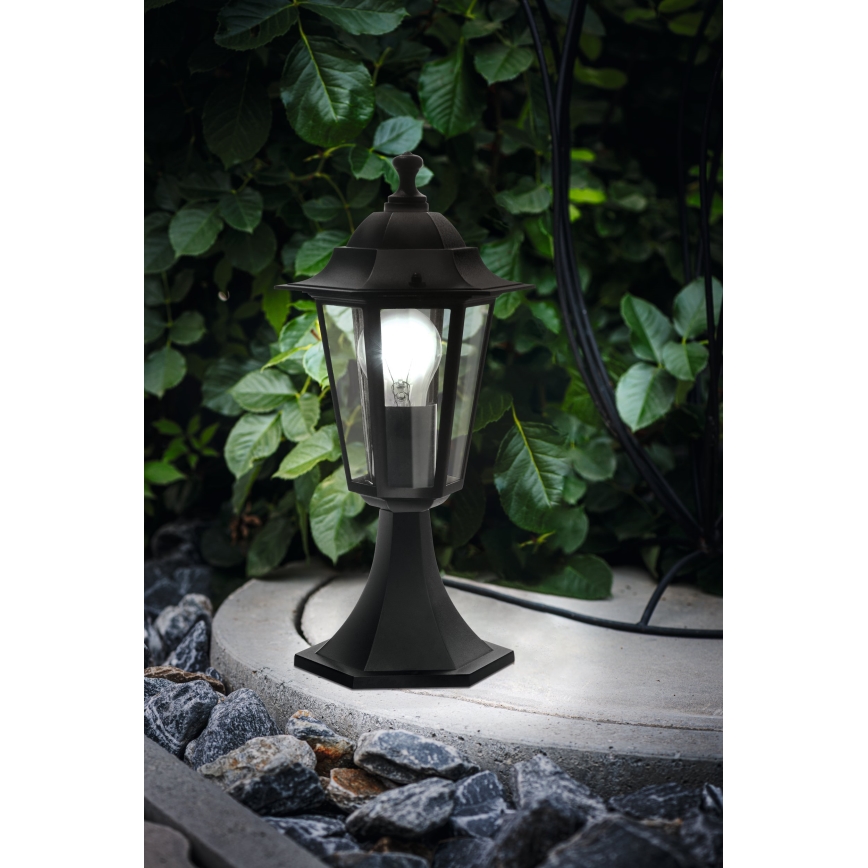 Eglo - Outdoor lamp 1xE27/60W black IP44