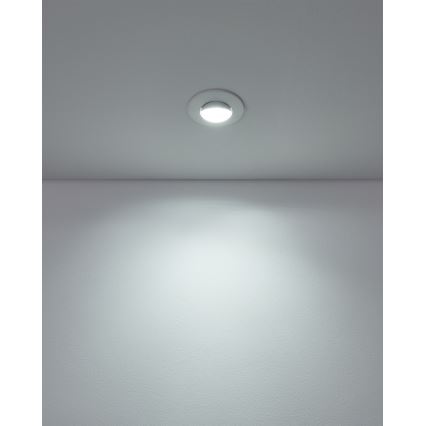 Eglo - Set of 3 LED recessed ceiling lights LED/4,9W/230V 2700/4000/6500K dia. 9 cm white