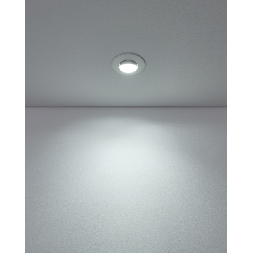 Eglo - Set of 3 LED recessed ceiling lights LED/4,9W/230V 2700/4000/6500K dia. 9 cm white