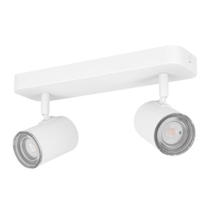 Eglo - Bathroom spotlight 2xGU10/5W/230V IP44 white