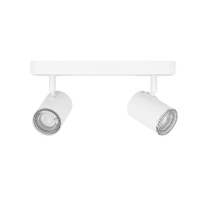 Eglo - Bathroom spotlight 2xGU10/5W/230V IP44 white