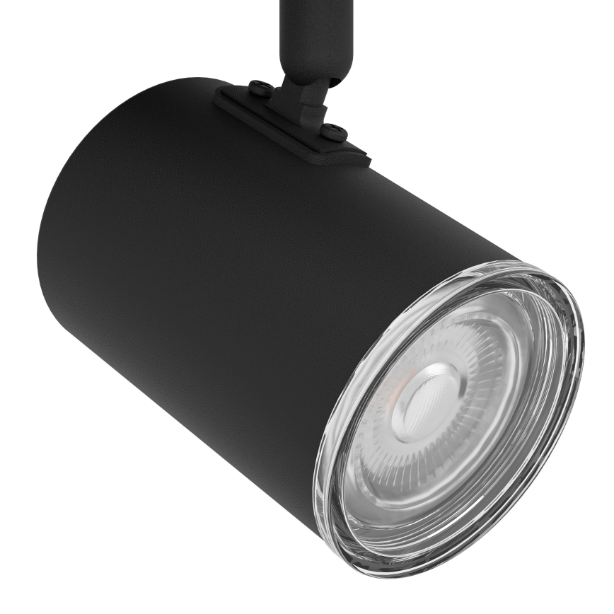 Eglo - Bathroom spotlight 2x GU10/5W/230V IP44 black