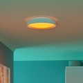 Eglo 300686 - LED RGBW dimmable ceiling light MASSIGNANO-Z LED/18.5W/230V 2700-6500K Ø 40 cm white + remote control