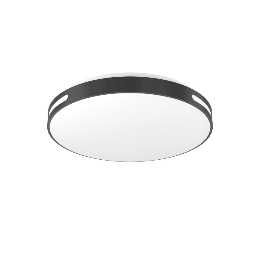 Eglo 300687 - MONTEGRANARO-Z LED RGBW Dimmable Ceiling Light, LED/18.5W/230V, Tunable White 2700–6500K, Ø 39.4 cm, Black + Remote Control