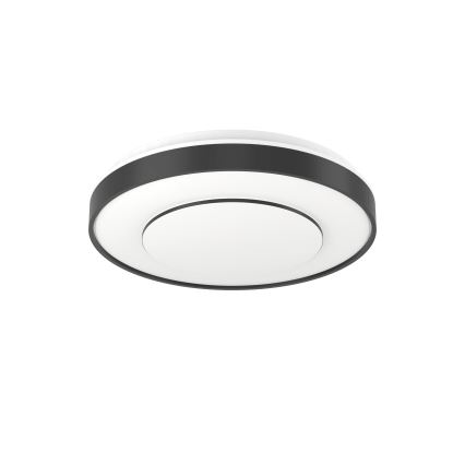 Eglo 300688 - MONTERIGGIONI-Z LED RGBW Dimmable Ceiling Light, 18.5W/230V, 2700–6500K, Ø 38.4 cm, Black, with Remote Control