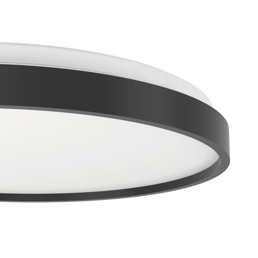 Eglo 300692 - MOZONCILLO-Z LED RGBW dimmable ceiling light, LED/28.3W/230V, 2700-6500K, Ø 48.4 cm, black + remote control
