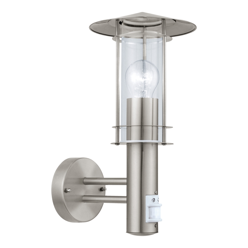 Eglo - Sensor outdoor wall light 1xE27/60W/230V IP44