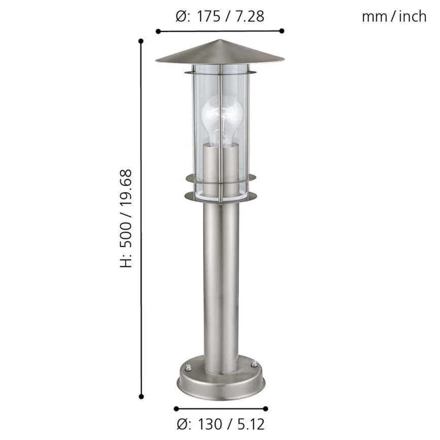 Eglo - Outdoor lamp 1xE27/60W/230V IP44
