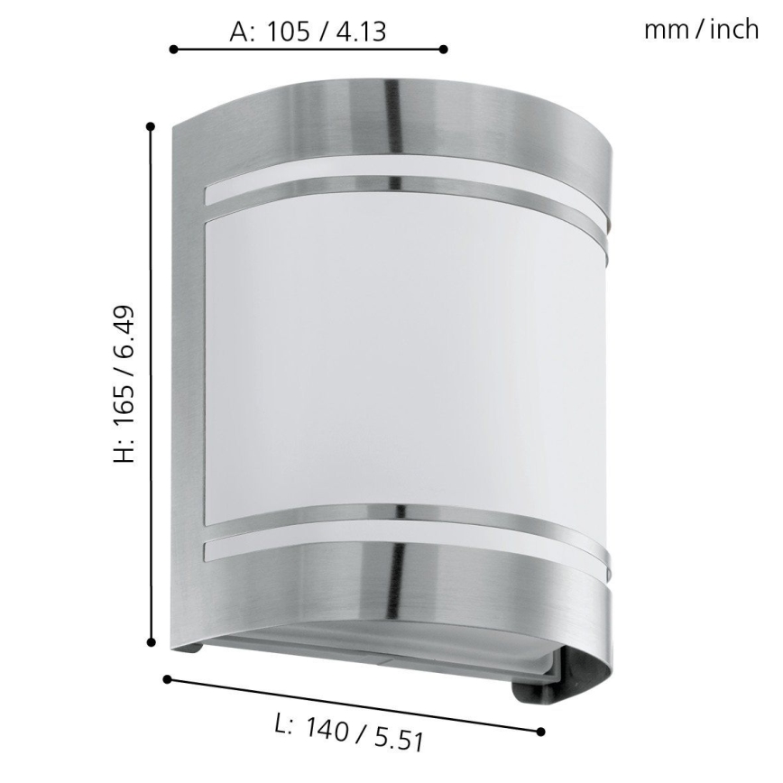 EGLO - Outdoor wall light 1xE27/40W IP44