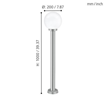 Eglo - Outdoor lamp 1xE27/60W
