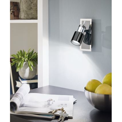 Eglo - LED spotlight 1xGU10/5W/230V black
