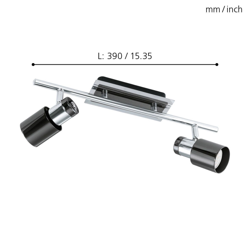 Eglo - LED spotlight 2xGU10/5W/230V