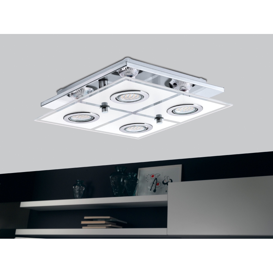 EGLO - LED Ceiling light 4xGU10/3W/230V