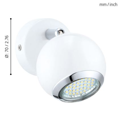 EGLO - LED Spotlight 1xGU10/3W LED
