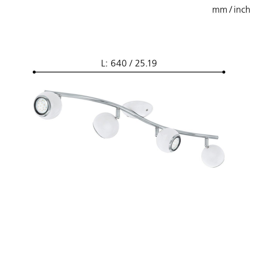 Eglo - LED spotlight 4xGU10/3W LED