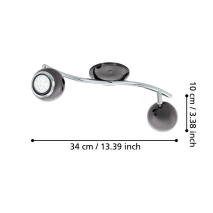 Eglo - LED spotlight 2xGU10/3W LED