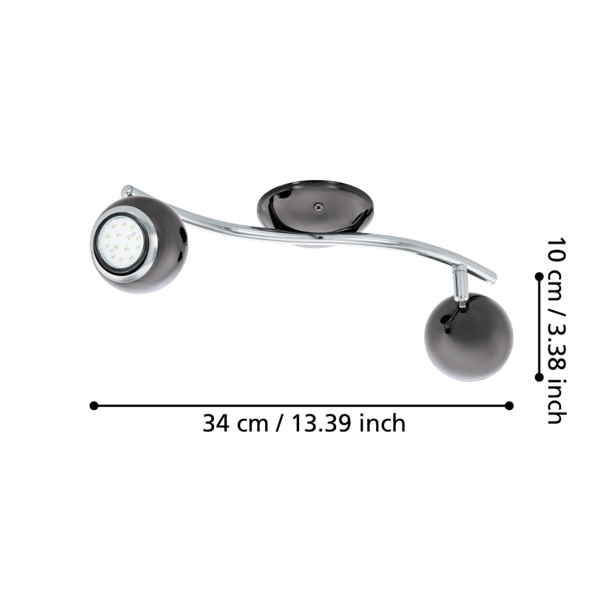 Eglo - LED spotlight 2xGU10/3W LED