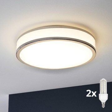 Eglo 31025 - LED Bathroom ceiling light PALERMO 1xE14/40W/230V IP44
