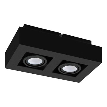Eglo 31063 - MENDOZA LED spotlight 2xLED/4.7W/230V 3000K black