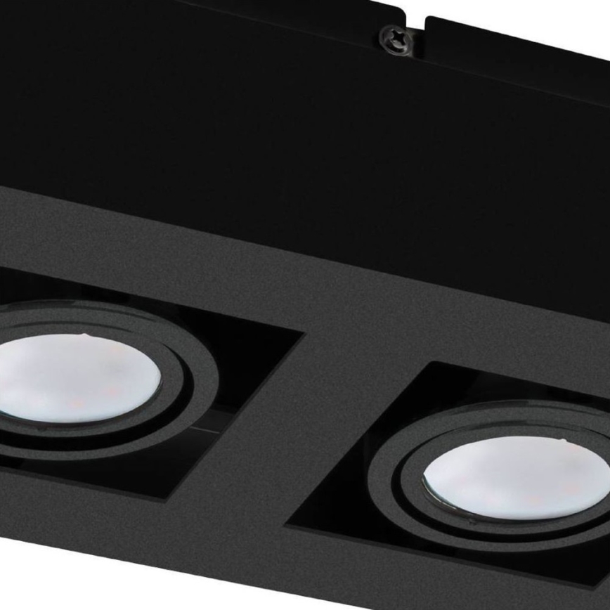 Eglo 31063 - MENDOZA LED spotlight 2xLED/4.7W/230V 3000K black