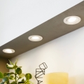 Eglo 31162 - Set of 3 LED dimmable recessed downlights SARTIANO LED/3,5W/230V IP23 white