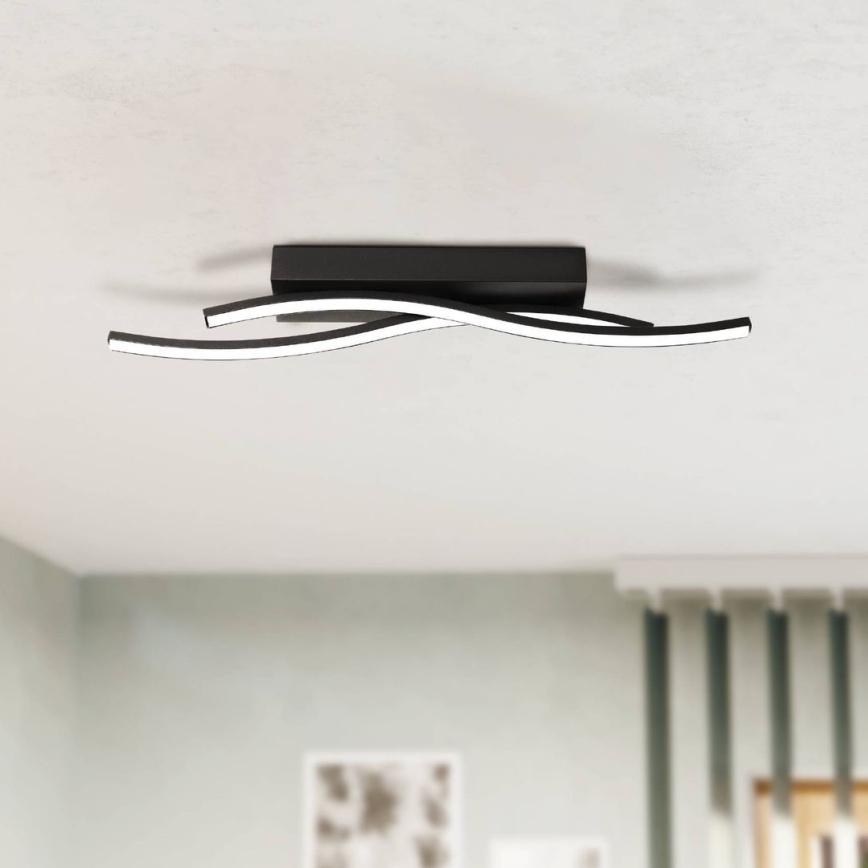 Eglo 31226 - LED Ceiling light ALBORAYA LED/10,8W/230V 3000K black