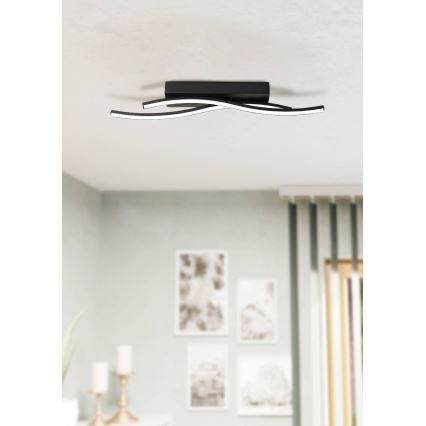 Eglo 31226 - LED Ceiling light ALBORAYA LED/10,8W/230V 3000K black