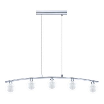 Eglo 31424 - Chandelier on a string ROSARNO 5xG9/33W/230V