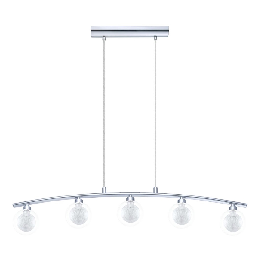 Eglo 31424 - Chandelier on a string ROSARNO 5xG9/33W/230V