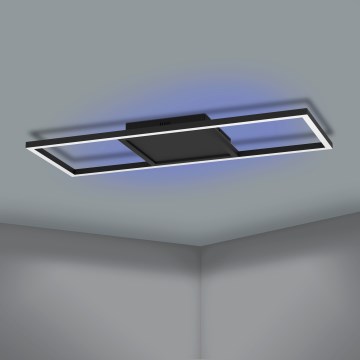 Eglo 31431 - LED RGBW Dimmable ceiling light CALAGRANO-Z LED/21W/230V 3000-6500K black