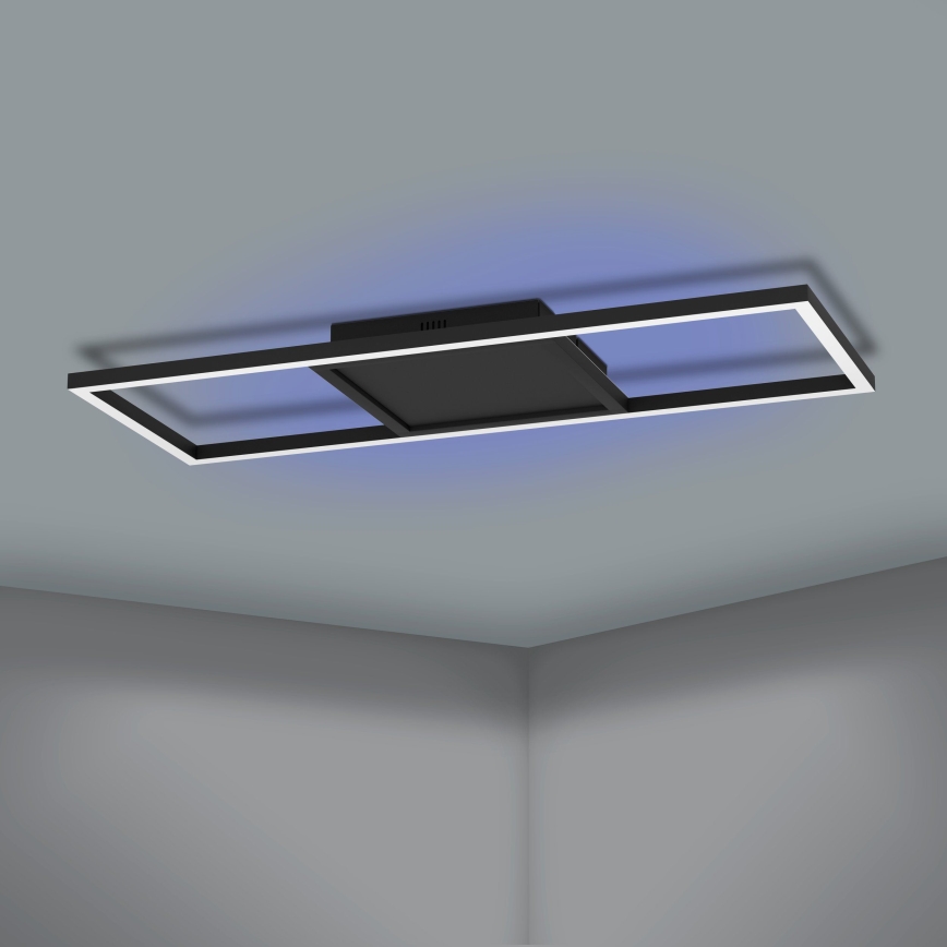 Eglo 31431 - LED RGBW Dimmable ceiling light CALAGRANO-Z LED/21W/230V 3000-6500K black