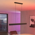 Eglo 31433 - LED RGBW Dimmable chandelier on a string ANDREAS-Z LED/38W/230V 2700-6500K black