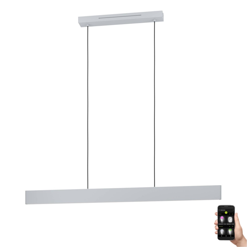 Eglo 31436 - LED RGBW Dimmable chandelier on a string ANDREAS-Z LED/38W/230V 2700-6500K white