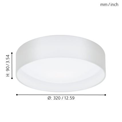 Eglo - LED ceiling light LED/11W/230V